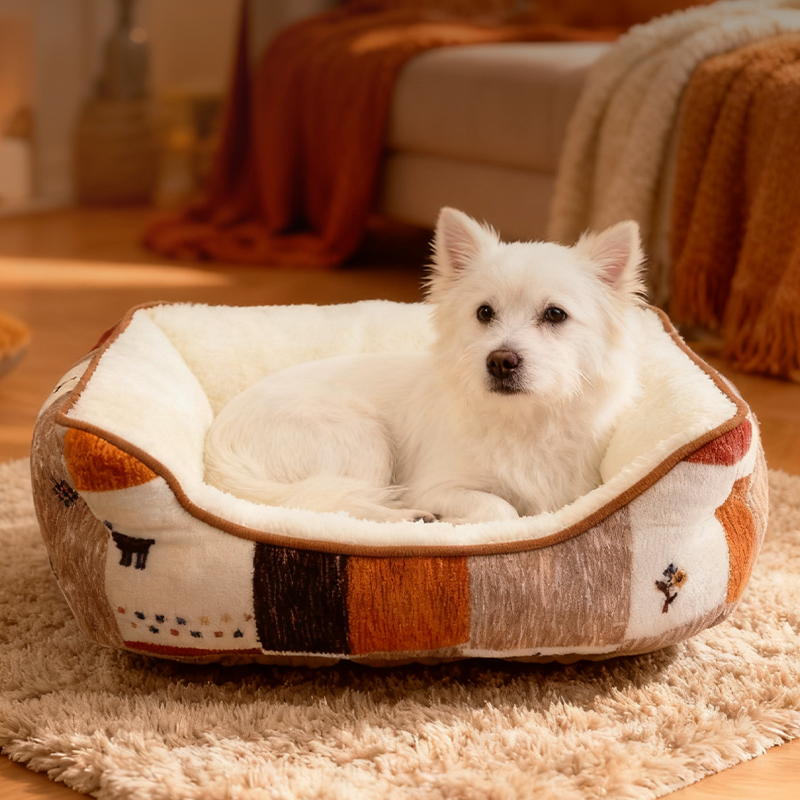 方形狗窝-拼色款