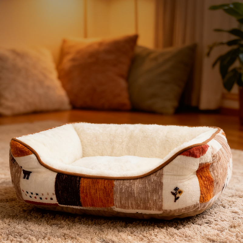 方形狗窝-拼色款