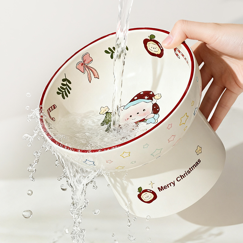 圣诞陶瓷碗
