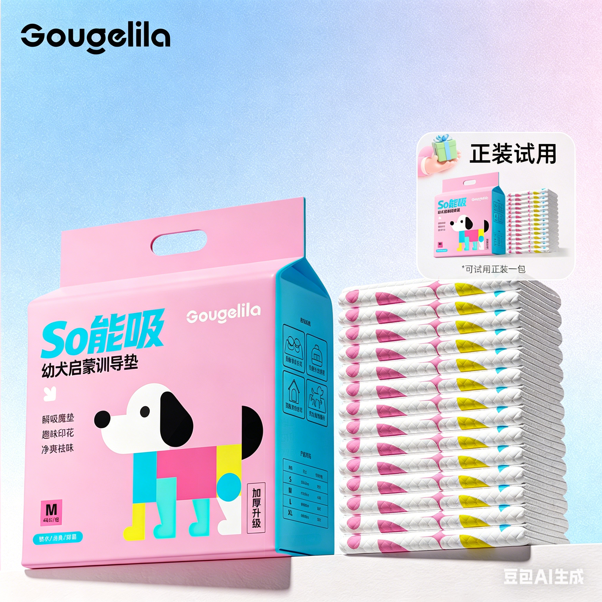 幼犬启蒙训导垫-粉